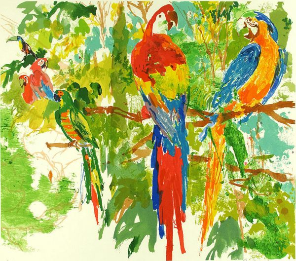 Leroy-Neiman-Birds-of-Paradise-362336303101