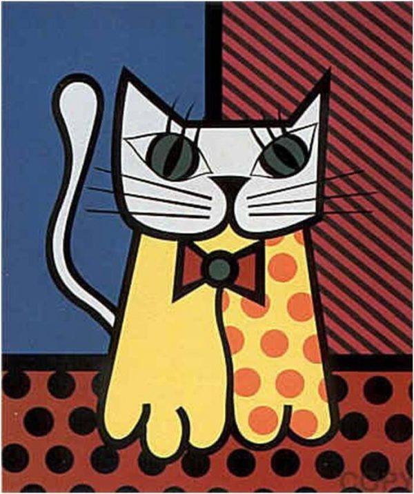 Romero-Britto-Cat-Print-253365256261