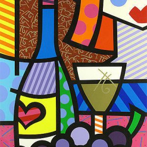 Romero Britto Cheek To Cheek Print Weller Galleries
