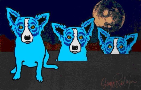 Blue-Dog-George-Rodrigue-Blues-Are-Pulling-Me-Down-With-Moon-251727391854