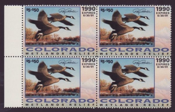 CO1Gc-Colorado-State-Duck-Stamp-Governor-Ed-Contingency-BLOCK-CO1GcW0-261097047835