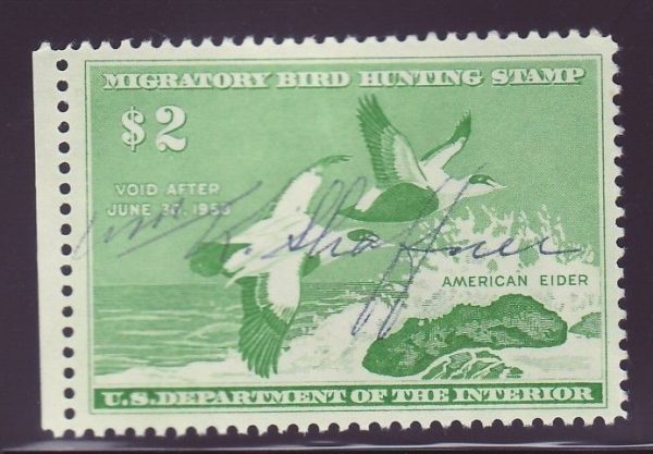 RW24-1957-Federal-Duck-Stamp-USED-PREM-RW24-260900295795