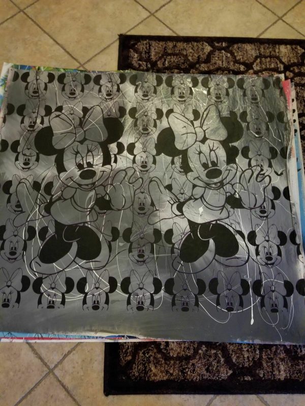 Steve-Kaufman-Minnie-Mouse-Original-on-Canvas-OFFER-KAUFBT100-362577748237