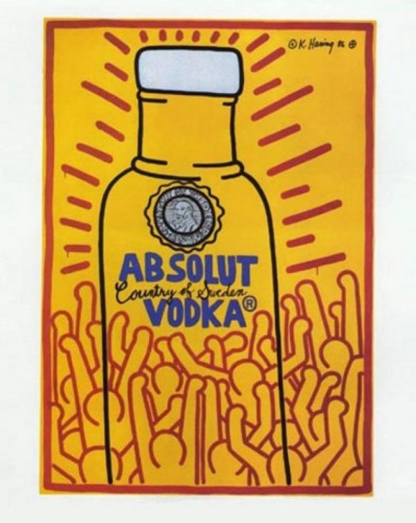 Keith Haring "Absolute Vodka " Poster – Weller Galleries