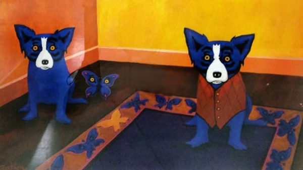 Blue-Dog-George-Rodrigue-Butterflyes-are-Free-360971364909